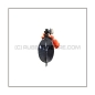 Preview: Rebreathing bag RB-W2 with angled gasmaskthread-port, breathingreduction-adaptor and 2 litre volume